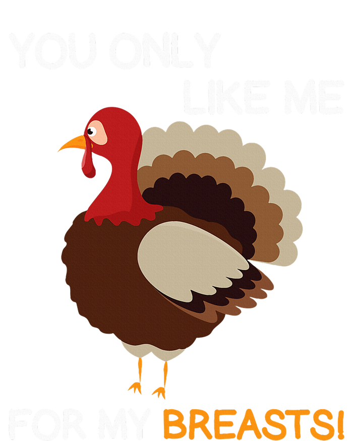 You Only Like Me For My Breasts Thanksgiving Turkey Autumn Infant Baby Jersey Bodysuit