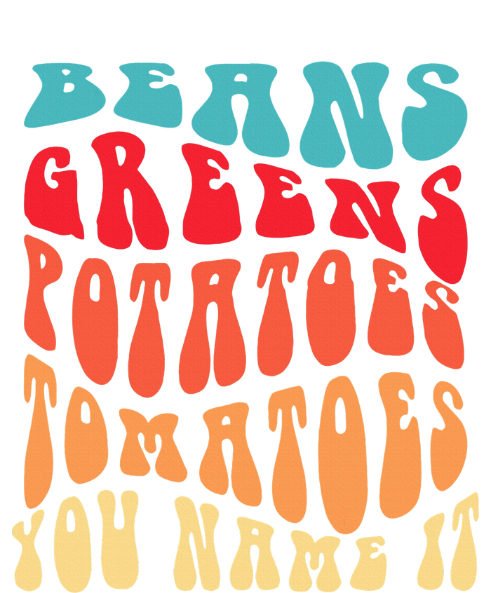 Beans Greens Potatoes Tomatoes  Love Thanksgiving Food T-Shirt