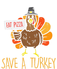 Save A Turkey Eat Pizza Funny Thanksgiving T-Shirt