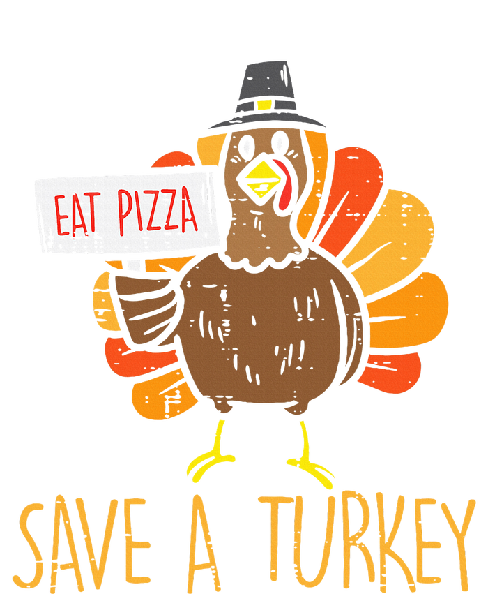 Save A Turkey Eat Pizza Funny Thanksgiving T-Shirt