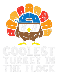 Coolest Turkey In The Flock Thanksgiving V-Neck T-Shirt