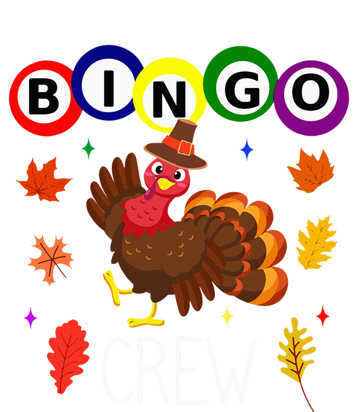 Thanksgiving Bingo Team Cute Turkey  Gambling Cooling Performance Crew T-Shirt