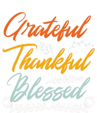 Grateful Thankful Blessed Thanksgiving 7-Panel Snapback Hat