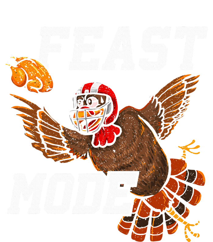 Football Thanksgiving Feast Mode Turkey Thanksgiving T-Shirt