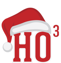 Ho Ho Ho X 3 Third Power Funny Christmas Holiday Gift T-Shirt