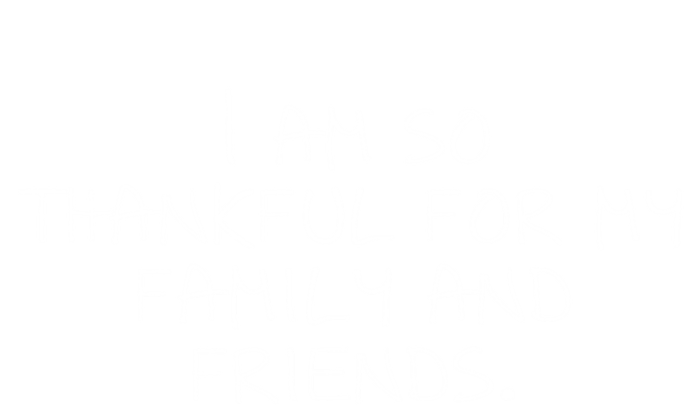 I Am So Thankful For My Family And Friends Funny Gift Full-Length Apron With Pockets