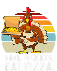 Turkey Funny Thanksgiving Save Turkeys Eat Pizza T-Shirt