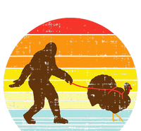 Bigfoot Sasquatch Turkey Sunset Retro Thanksgiving Day Gift Premium T-Shirt