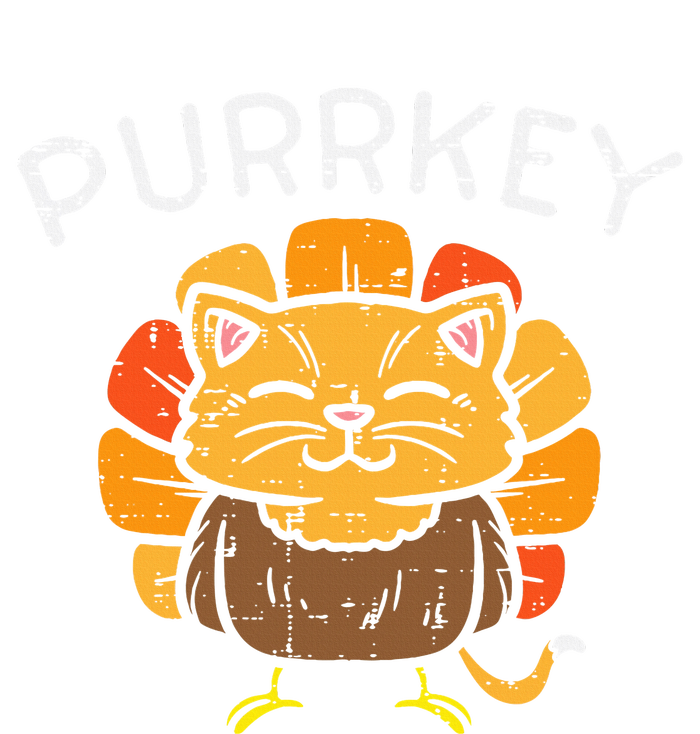 Purrkey Turkey Cat Kitten Funny Thanksgiving Cat Owner Lover Kids Tie-Dye T-Shirt