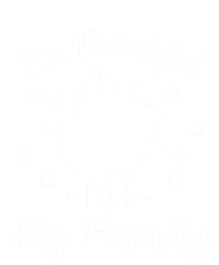 IM Thankful For My Family Thanksgiving Christmas Every Day Gift Pom Pom 12in Knit Beanie