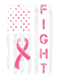 Breast Cancer Awareness American Flag Distressed Premium Hoodie