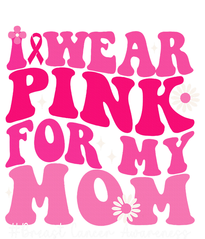 Wear Pink For Your Mom Breast Cancer Support Squad Ribbon Women's T-Shirt