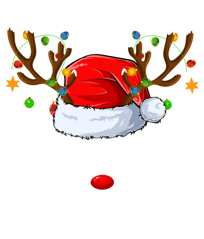 Matching Family Santa Hat Mamaw Reindeer Christmas Gift Women's T-Shirt