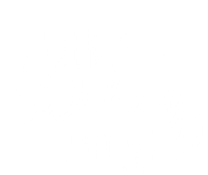 Talk Turkey To Me Thanksgiving Quote Holiday Saying Fall Gift Tote Bag