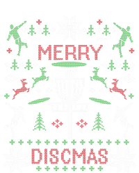 Merry Discmas Disc Golf Ugly Christmas Sweater Party Women's T-Shirt