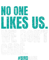 No One Likes Us We Don't Care Motivational Philly Vintage Pom Pom 12in Knit Beanie