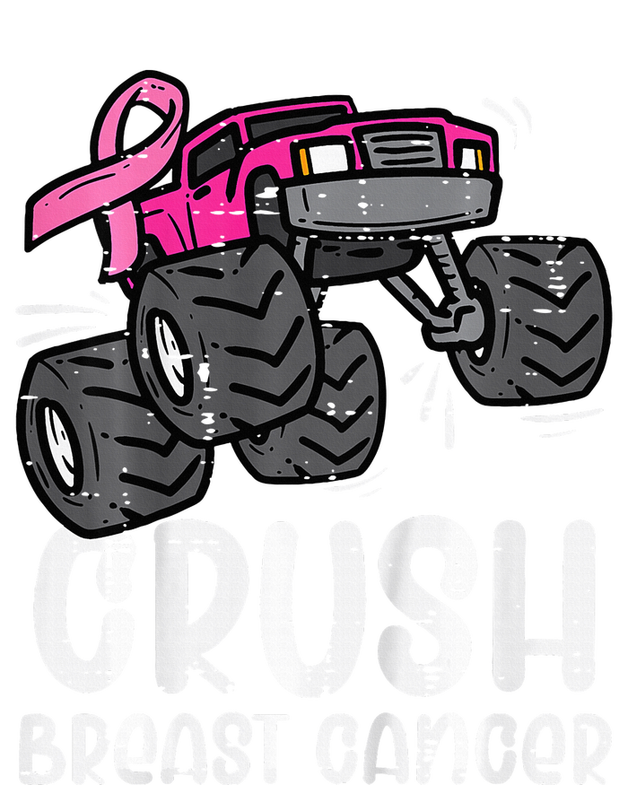 Bold Pink Monster Truck for Breast Cancer Support T-Shirt