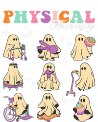 Ghost Physical Therapy Physical Therapist Halloween Groovy Women's Long Sleeve Flannel Pajama Set 