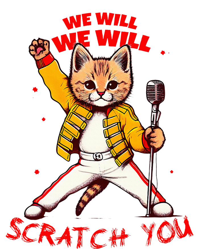 vintage Rock and Roll Cat Classic Rock T-Shirt