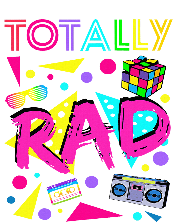 Totally Rad 1980s Vintage Eighties Party T-Shirt