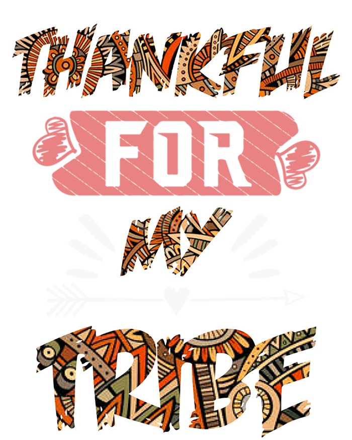 Thankful For My Tribe Teachers Family Matching Gift Tall T-Shirt