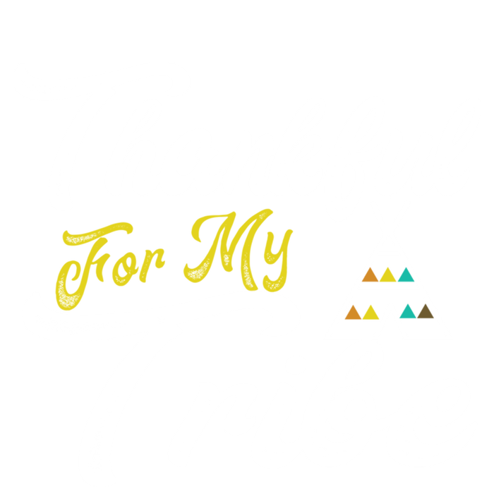 Thankful For My Tribe Thanksgiving Family Matching Outfits Cute Gift Bumper Sticker