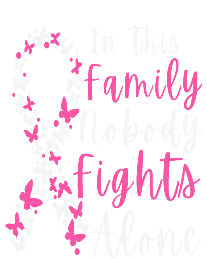 Breast Cancer Awareness In This Family Nobody Fights Alone Infant Fleece One Piece