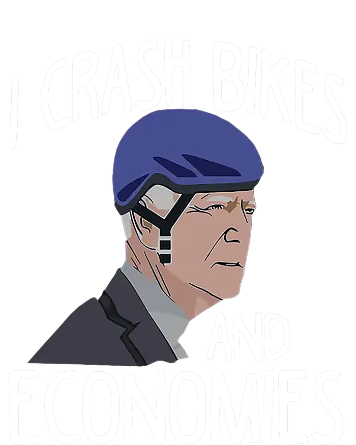 Biden I Crash Bikes And Economies Softstyle Adult Sport Polo