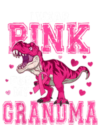 I Wear Pink For My Grandma Dinosaur Breast Cancer Awareness Button