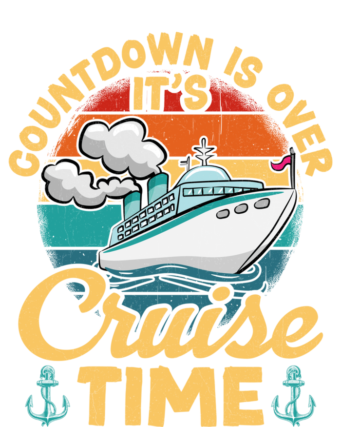 Vintage Retro Countdown Is Over ItS Cruise Time Cruising T-Shirt