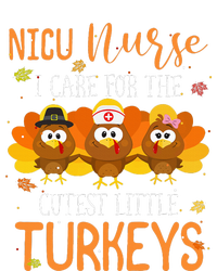 Care For Cutest Turkeys Thanksgiving Nicu Nurse Ladies Long Sleeve Shirt