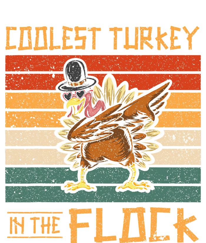 Coolest Turkey In The Flock Funny Thanksgiving Turkey Trot Mesh Reversible Basketball Jersey Tank