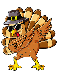 Dabbing Turkey Thanksgiving Day Pilgrim Funny Dab T-Shirt