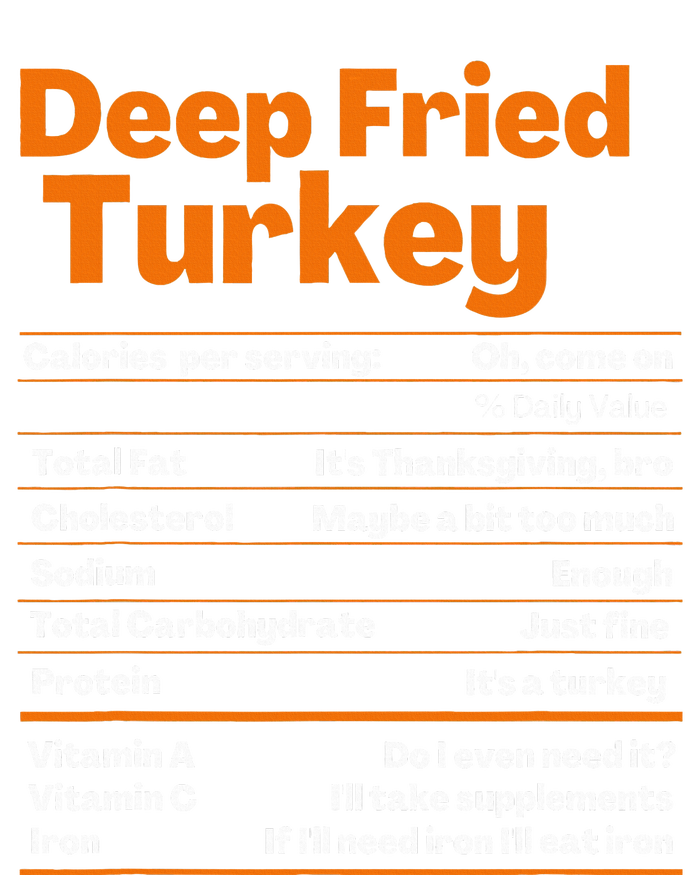 Deep Fried Turkey Thanksgiving Nutrition Facts Women's V-Neck T-Shirt