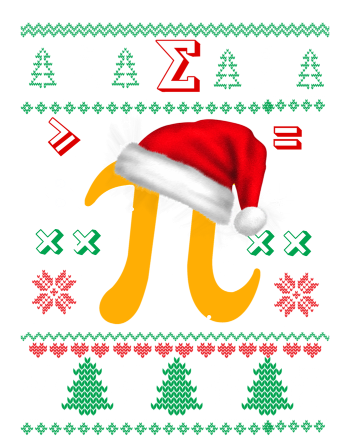 Christmas Math Pi Santa Hat Costume Xmas Ugly Teacher Funny Gift Funny Gift Women's Tri-Blend 3/4-Sleeve Raglan Shirt