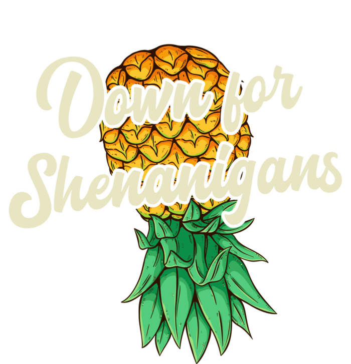 Upside Down Pineapple Down For Shenanigans Funny Swinger T-Shirt