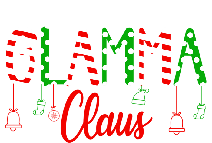 Glamma Claus Gift Family Matching Christmas Pajamas Gift Ladies Long Sleeve Shirt