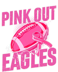 Eagles Pink Out Football Tackle Breast Cancer Kids Hoodie