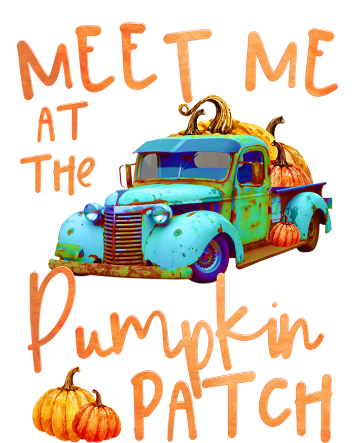 Meet Me At The Pumpkin Patch Pickup Truck Autumn Fall Gift Kids Tie-Dye T-Shirt