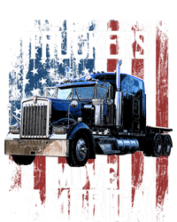 Trucker American Flag Truck Driver Gift T-Shirt