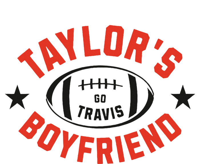 T.aylor's Boyfriend Football Fan Travis Jersey Women's Tri-Blend 3/4-Sleeve Raglan Shirt