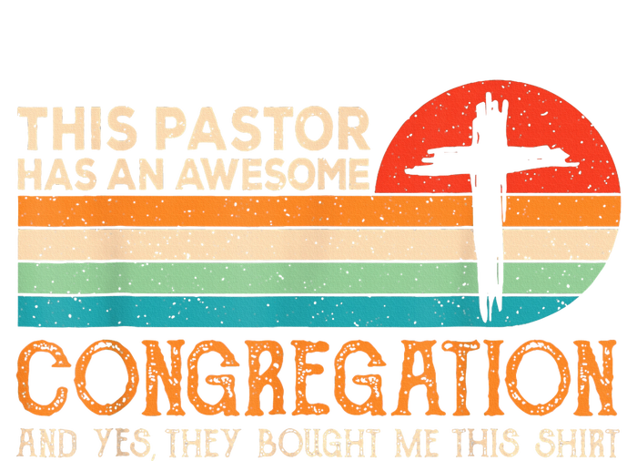 This Pastor Has An Awesome Congregation Preacher Vintage Women's T-Shirt