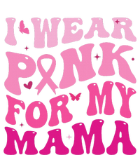 I Wear Pink for my Mama Groovy Breast Cancer T-Shirt