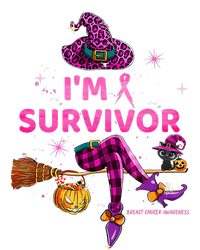 In October IM Survivor We Wear Pink Breast Cancer Women's Flannel Pajama Set