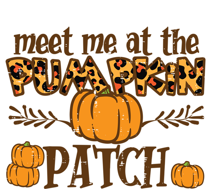 Leopard Meet Me At The Pumpkin Patch Halloween Thanksgiving Gift Button