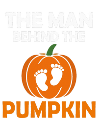 The Man Behind The Pumpkin Daddy Pregnancy Halloween Family Women's T-Shirt