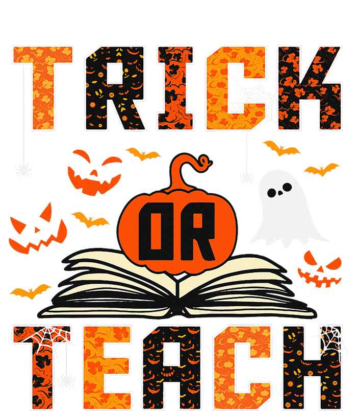 Trick Or Teach Retro Halloween Teacher Costume Kids Long Sleeve Shirt