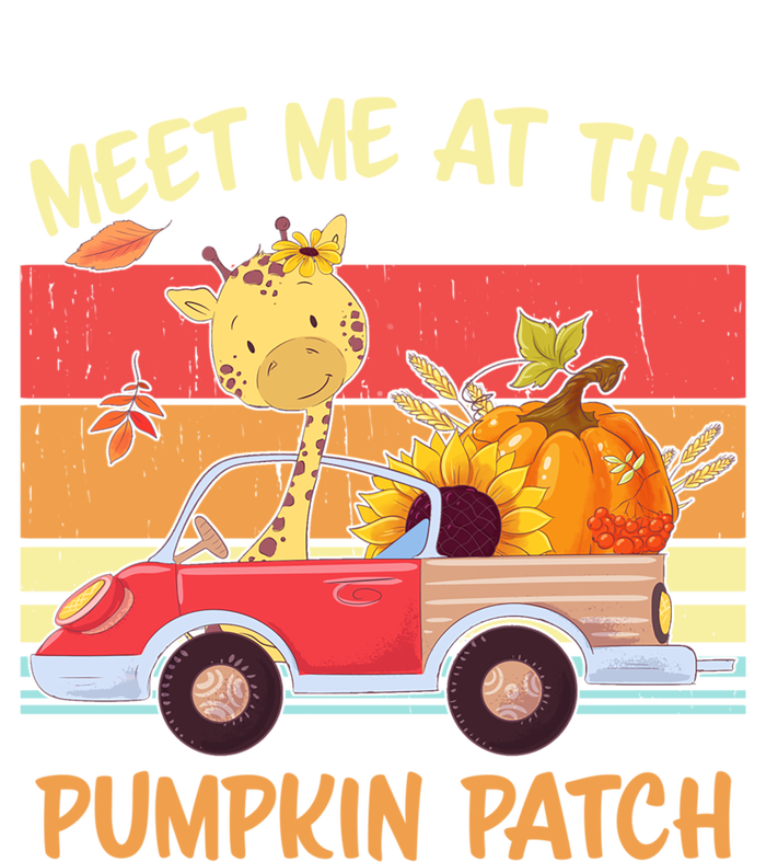 Meet Me At The Pumpkin Patch Thanksgiving Halloween Truck Gift Hoodie