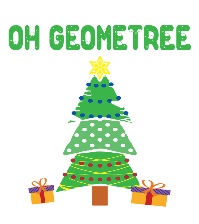 Oh Geometree Geometry Math Science Teacher Christmas Cute Gift Tote Bag