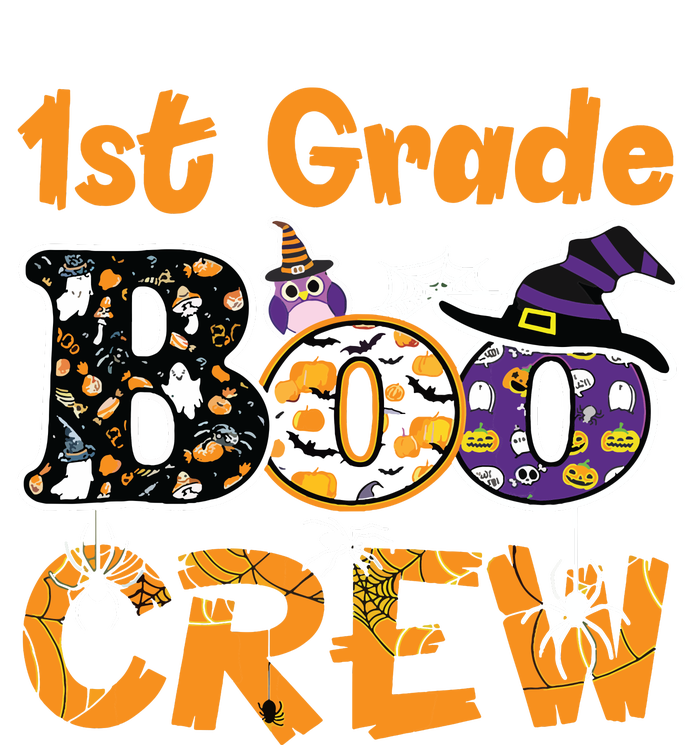 1st Grade Boo Crew Funny Halloween Costume Teacher Student PosiCharge Competitor Tank